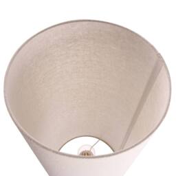 Wyld and Coco Beige Ceramic Floor Lamp - Tilt-Adjust Fabric Shade - thumbnail 4