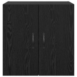 Berkfield Home Wall Cabinet Black oak 60 x 31 x 60 cm Engineered wood - thumbnail 6