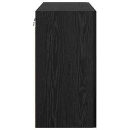 Berkfield Home Wall Cabinet Black oak 60 x 31 x 60 cm Engineered wood - thumbnail 7