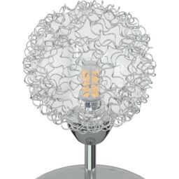 Berkfield Home Ceiling Lamp with Mesh Wire Shades for 5 G9 LED Lights in Black - thumbnail 5