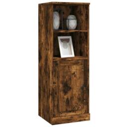Berkfield Home Highboard Smoked Oak 36x35.5x103.5 cm Engineered Wood in Brown - thumbnail 4