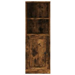 Berkfield Home Highboard Smoked Oak 36x35.5x103.5 cm Engineered Wood in Brown - thumbnail 6