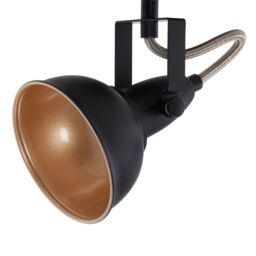 BRILONER Black Gold 3xE14 40W Requires Bulb Ceiling Light - thumbnail 7