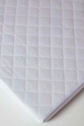Homescapes Quilted Mattress Protector in White - Size: Super King - thumbnail 3