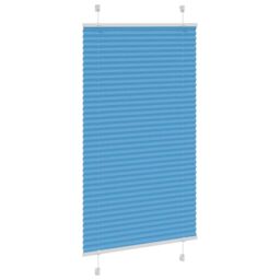 Berkfield Home Pleated Blind Blue 70x150 cm Fabric Width 69.4 cm Polyester - thumbnail 3