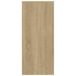 Berkfield Home Sideboard Sonoma Oak 102x33x75 cm Engineered Wood in Beige - Size: 102 x 33 x 75 cm - thumbnail 7