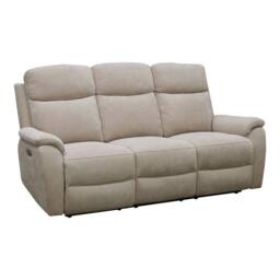 Aspire Richmond 3 + 1 + 1 Power Recliner Sofa Set, Chenille Natural - thumbnail 2