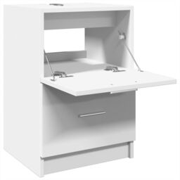 Berkfield Home Sink Cabinet White 40x37x59 cm Engineered Wood - Size: 40 x 37 x 59 cm - thumbnail 5