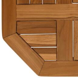 Berkfield Home Table Top 40x40x2.5 cm Octagonal Solid Wood Teak in Brown - thumbnail 6