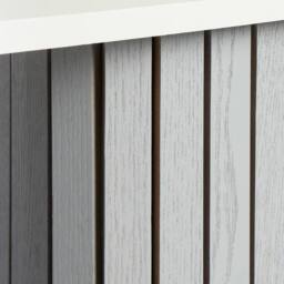OHS Madison Console Table Ribbed Engineered Wood Entryway Display Desk in Grey - thumbnail 5