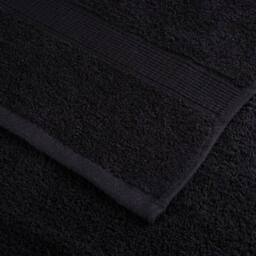 Berkfield Home Premium Towels SOLUND 4 pcs Black 100x200 cm 600 gsm - thumbnail 6