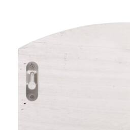 Berkfield Home Wall Mounted Coat Rack White 50x10x34 cm Wood - Size: 50 x 10 x 34 cm - thumbnail 6