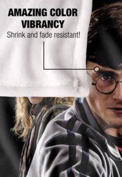 Harry Potter Deathly Hollows Cast Silky Touch Super Soft Throw Blanket 152 X 127 cm in White - thumbnail 4