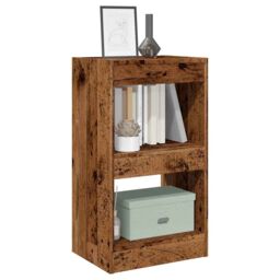 Berkfield Home Book Cabinet/Room Divider Old Wood 40x30x72 cm in Brown - Size: 40 x 30 x 72 cm - thumbnail 1