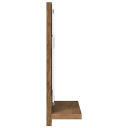 Berkfield Home Bathroom Mirror Cabinet Artisan Oak 40x11x37 cm Engineered Wood in Brown - Size: 40 x 11 x 37 cm - thumbnail 5