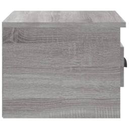 Berkfield Home Elegant Wall-mounted Bedside Cabinets 2 pcs Grey Sonoma 41.5x36x28cm - Size: 41.5x36x28 cm - thumbnail 8