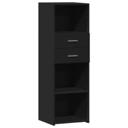 Berkfield Home Highboard Black 40x42.5x124 cm Engineered Wood - thumbnail 2