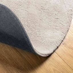 Berkfield Home Modern Area Rug Sand 140x200 cm Polyester Non-Slip in Beige - Size: Medium - thumbnail 5