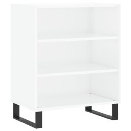 Berkfield Home Sideboard High Gloss White 57x35x70 cm Engineered Wood - Size: 57 x 35 x 70 cm - thumbnail 2