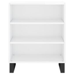 Berkfield Home Sideboard High Gloss White 57x35x70 cm Engineered Wood - Size: 57 x 35 x 70 cm - thumbnail 4