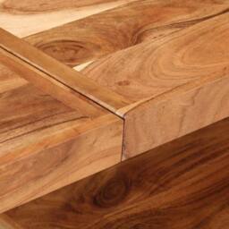 Berkfield Home Dense Console Table 150x30x75 cm Solid Acacia Wood in Brown - Size: 150 x 30 x 75 cm