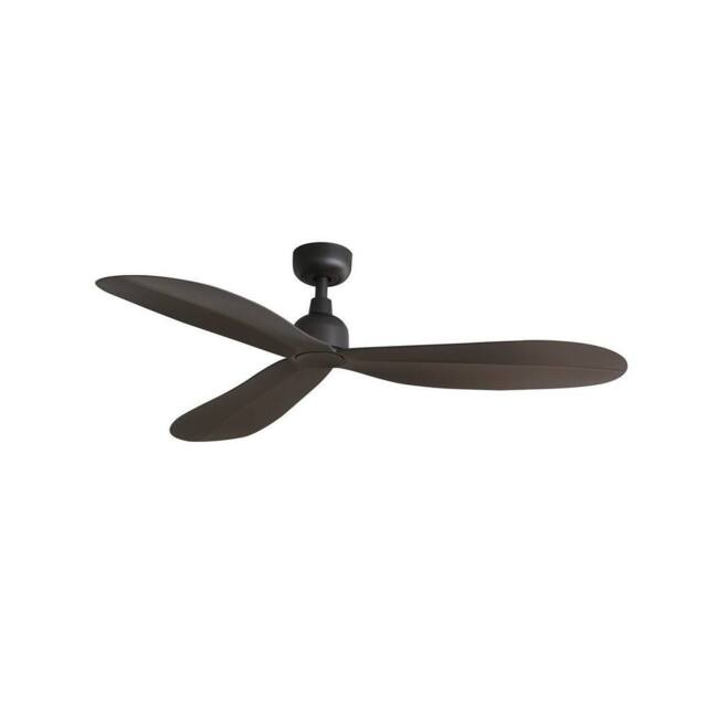 Netlighting Palma Medium Brown DC Ceiling Fan With IP44 DC Motor 6 Speed - image 1