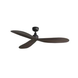 Netlighting Palma Medium Brown DC Ceiling Fan With IP44 DC Motor 6 Speed - thumbnail 1