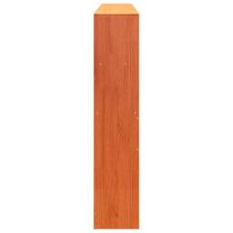 Berkfield Home Headboard with Storage Wax Brown 180 cm Solid Wood Pine - thumbnail 5
