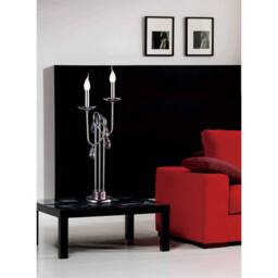 Netlighting Danya Pendant Round 8 Light E14 Polished ChromeCrystal in Silver - thumbnail 4