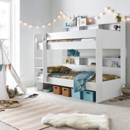 Bedmaster Olly Storage Bunk Bed Without Drawer in Grey - Size: Single - thumbnail 3