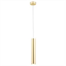 Netlighting Gomera Slim Pendant Ceiling Light Brass Steel in Yellow - thumbnail 1