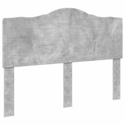 Berkfield Home Bed Frame with Headboard Concerte 160 x 200 cm Solid Pine Wood in Grey - thumbnail 6