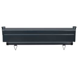 Berkfield Home Balcony Side Awning 85x250 cm Black - thumbnail 6