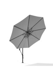 Living and Home 3m Cantilever Garden Parasol with LED Light（Base is not included） in Grey - thumbnail 4