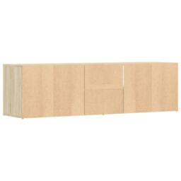 Berkfield Home Corner Cabinet Sonoma Oak 160x40x45 cm Engineered Wood in Brown - Size: 160 x 40 x 45 cm - thumbnail 6