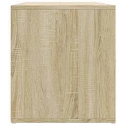Berkfield Home Corner Cabinet Sonoma Oak 160x40x45 cm Engineered Wood in Brown - Size: 160 x 40 x 45 cm - thumbnail 5
