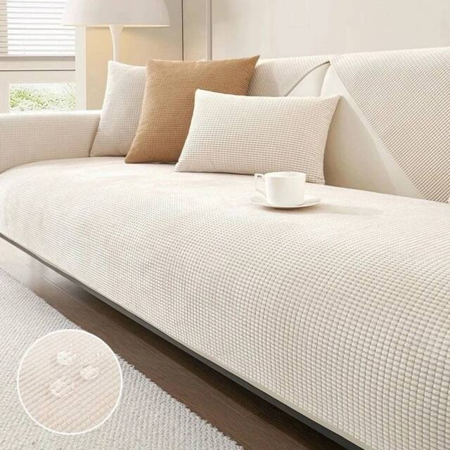 SPETLEK Sofa Seat Cover Couch Cover 70x90cm in Beige - Size: 70x90 cm - image 1