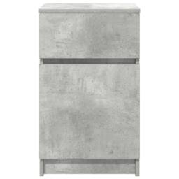 Berkfield Home Bedside Cabinet Concrete Grey 39x35x65 cm Engineered Wood - Size: 39 x 35 x 65 cm - thumbnail 6