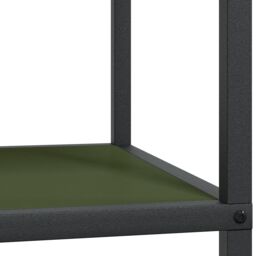 Berkfield Home Kitchen Storage Shelf with Storage Olive green Steel - thumbnail 7