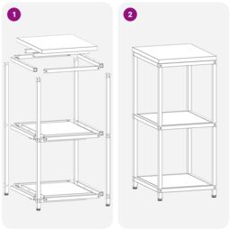 Berkfield Home Kitchen Storage Shelf with Storage Olive green Steel - thumbnail 9