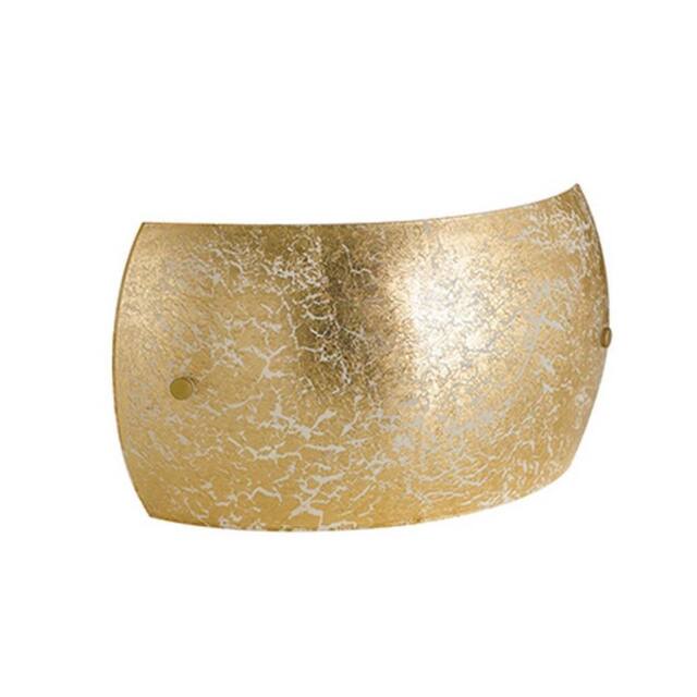 Netlighting VANITY 2 Light Flush Wall Light Gold 27x15x8.5cm - Size: 27x15x8.5 cm