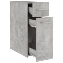 Berkfield Home Apothecary Cabinet Concrete Grey 20x45.5x60 cm Engineered Wood - thumbnail 5