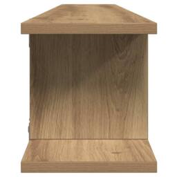 Berkfield Home Wall Shelves 2 pcs Artisan Oak 105x18x20 cm Engineered Wood in Brown - Size: 105 x 18 x 20 cm - thumbnail 6