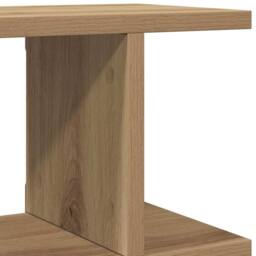 Berkfield Home Wall Shelves 2 pcs Artisan Oak 105x18x20 cm Engineered Wood in Brown - Size: 105 x 18 x 20 cm - thumbnail 8