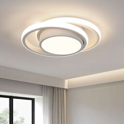 Pheashine Modern LED Ceiling Light, neutral light 4500K, 27cm long, Indoor Use in White - thumbnail 2