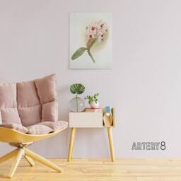 "Artery8 Frederick Sander Cattleya Amethystoglossa Orchid Canvas Wall Art Print in White - Size: W12"" x H16""" - thumbnail 3