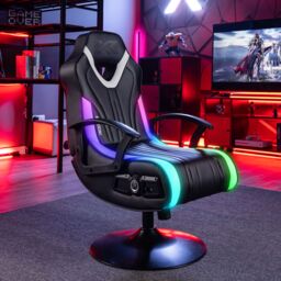 X Rocker Fury RGB Console LED Gaming Chair with 2.1 Speakers in Black - thumbnail 1