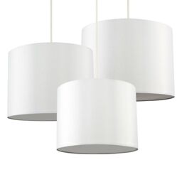 ValueLights Torbery Set of 3 Nesting Easy Fit Ceiling Pendant Light Lamp Shades in Cream - thumbnail 2