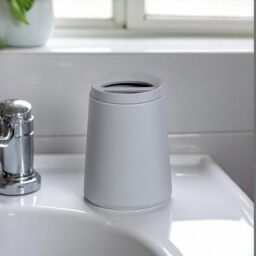 Showerdrape Garda Light Grey Bathroom Sink Accessory Toothbrush Holder - thumbnail 1