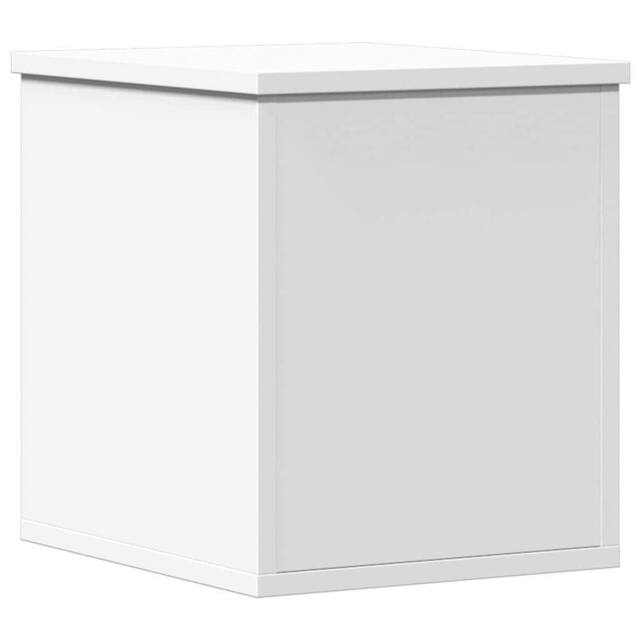 Berkfield Home Storage Box White 30x35x35 cm Engineered Wood - Size: 30 x 35 x 35 cm - image 1